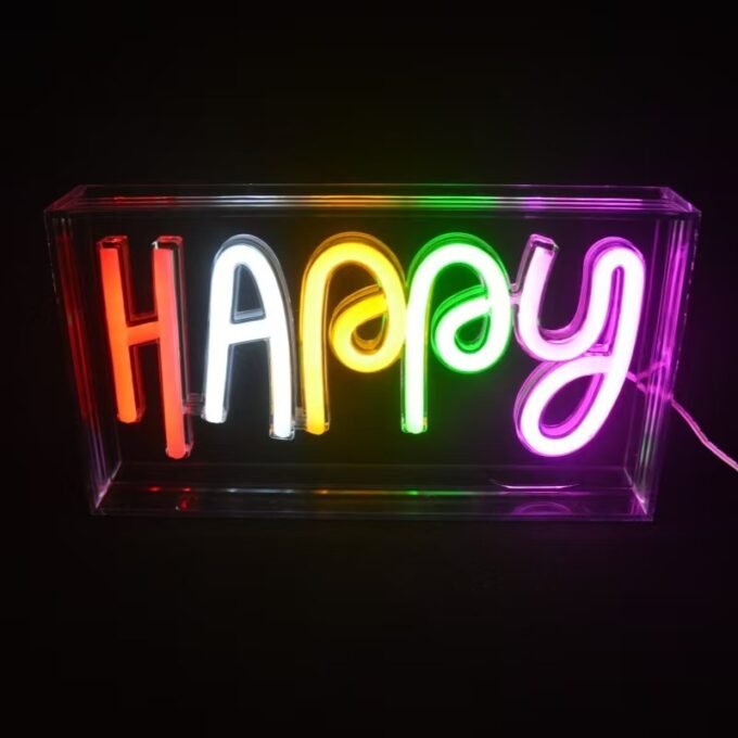 Glow Party Neon Light – Dimmable LED Sign for Birthday, Wedding, Photo Booth, Nightclub Decoration
