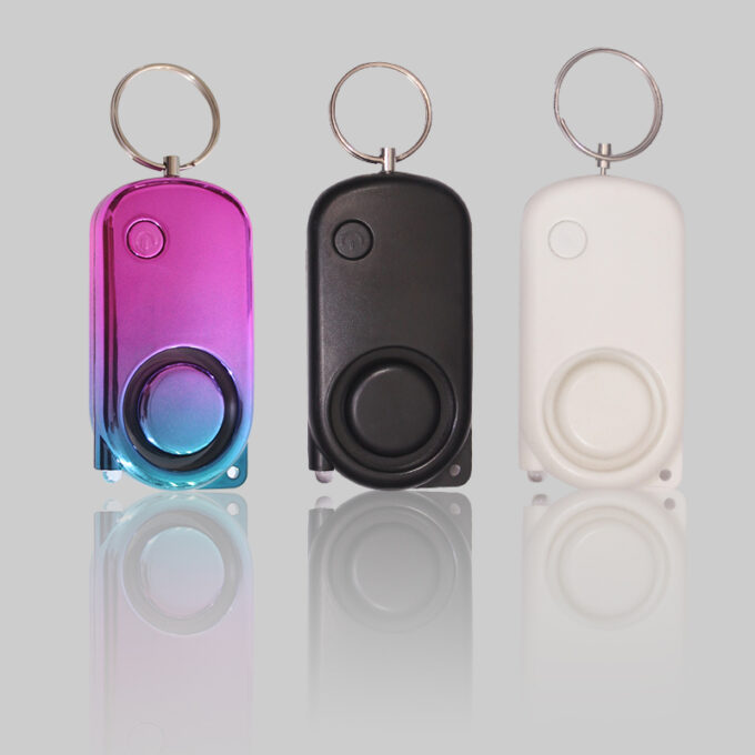 Mini Portable Keychain for Women Rechargeable Personal Protective Self-Defense Alarm Anti-Lost Reminder Feature New Color