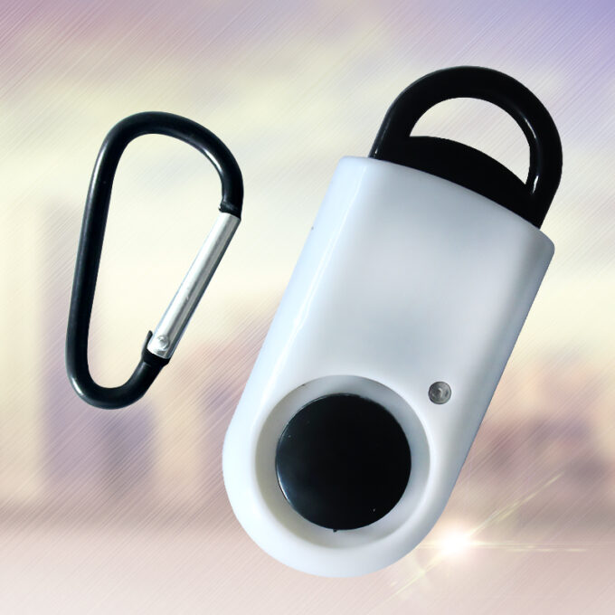 Portable 120DB Siren Anti-Theft Security Doorstop Alarm for Ladies Children RoHS Personal Alarm for Travel Safety Personal