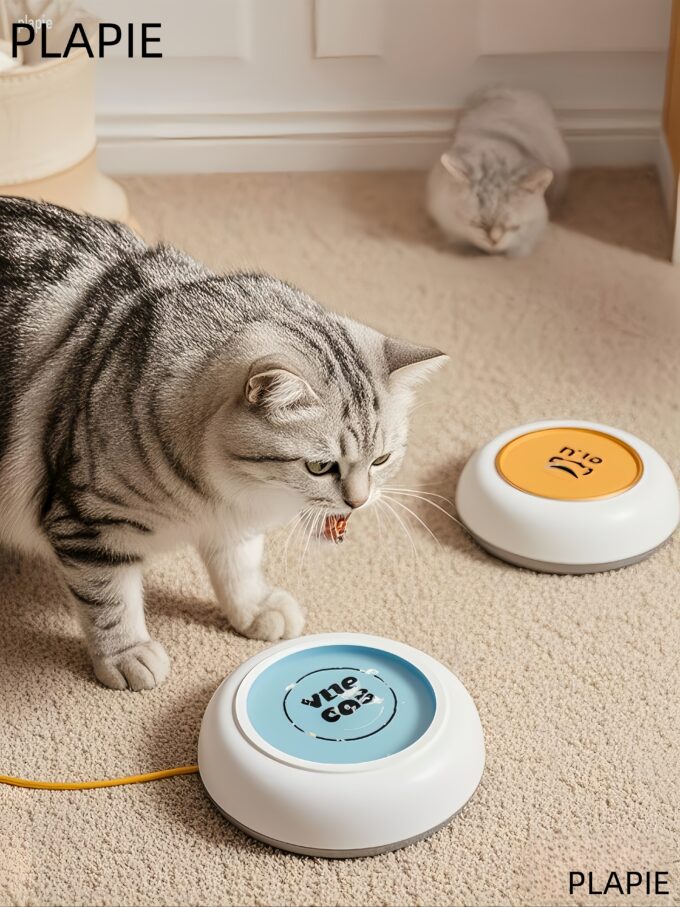Programmable Pet Training Buttons with Custom Labels - Interactive Buttons for Animal Communication